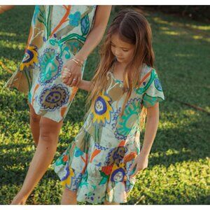 Jams World Lil People Girls Hattie Dress Country Flora Multicolor Small 6/7